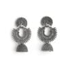 AKHILAM Silver-Plated Contemporary Assorted Jhumka Earrings for Girls and Women | You will get any 1 Jhumka from all