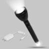 Pick Ur Needs Dual Mode Full Led Emergency Rechargeable Long Range Torch Up to 1 Km with Backlight Torch Emergency Light, 10000 lumens