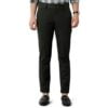 Cavallo by Linen Club Men's Cotton Linen Checks Slim Fit Casual Trouser
