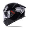 Ignyte IGN-4 ISI / DOT Certified Double Visor Full Face Helmet Outer Anti-Fog Clear Visor and Inner Smoke Sun Shield