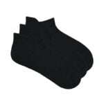 BALENZIA Men's Bamboo Black, White, Grey Low-cuts Socks