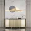 Modern Black Wall Art Light