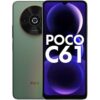 POCO C61 (Mystical Green, 6GB RAM, 128GB Storage)| Expandable Upto 1 TB | Upto 12 GB RAM with Turbo RAM | 6.71" HD+ 90Hz Display with Gorilla Glass 3 Protection | Side Fingerprint Sensors | USB Type C