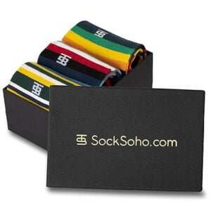 SockSoho Premium Solid Color Socks for Men Pack of 3