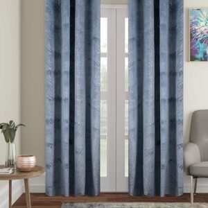 SOLIMO Polyester Velvet FOIL Door Curtains