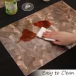 HOKIPO Plastic Shining Dinner Mats