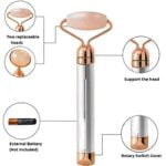 Facial Massager 2-in-1 Electric Vibrating Rose