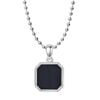 Steel Locket Pendant Necklace for Boys and Men