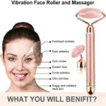 Facial Massager 2-in-1 Electric Vibrating Rose