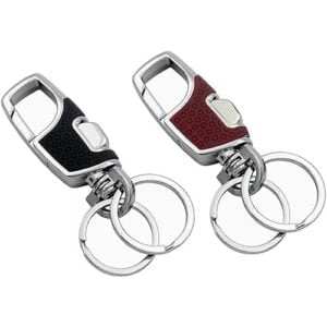 DOCOSS Pack Of 2 Metal Antique Keychain