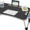 Multipurpose Foldable Laptop Table with Cup Holder