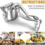 Aluminium Manual Fruit Juicer