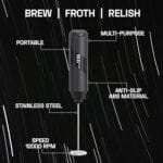 Coffee Frother Handheld Battery-Operated Foam Maker