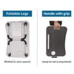 Multipurpose Foldable Laptop Table with Cup Holder