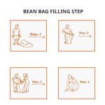 Refill Pack 1 KG Fillers for Bean Bag