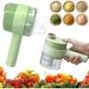 Vegetable Cutter Set Wireless Hand held Food Processor Vegetable Chopper