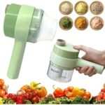 Vegetable Cutter Set Wireless Hand held Food Processor Vegetable Chopper