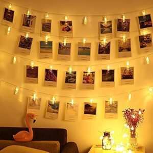 20 Photo Clip LED String Lights for Photo Hanging