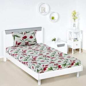 Bedsheet with 1 Pillow Cover