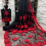fancy net saree