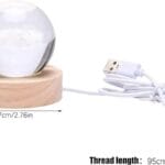 Crystal Ball Astronomy Night Lamp