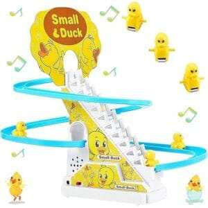 Ducks Climb Stairs Toy Roller Coaster