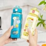 Large Kawaii Water Bottle With Straw