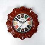 Wooden Look Designer Wall Clock