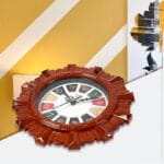 Wooden Look Designer Wall Clock